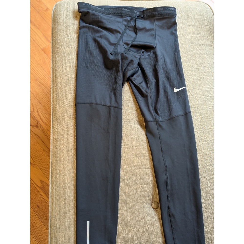 New Nike Running Mens XXL Tight Fit Leggings Black Athletic Training (MSRP $90)